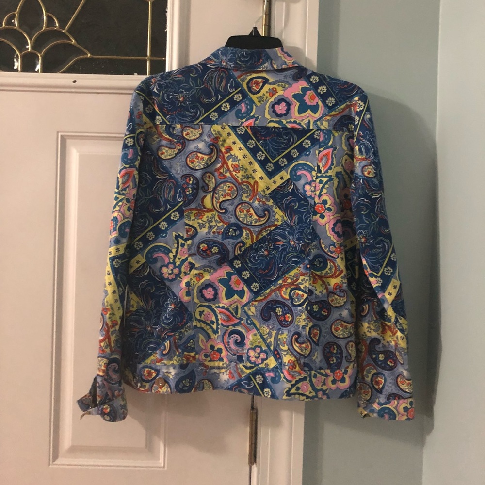 Patterned Button Up Shirt - image 4